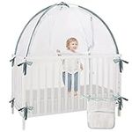 YOMECHEO Baby Crib Tent, Baby Safet