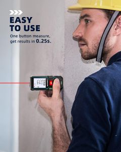 MiLESEEY 50M Laser Distance Measure – Digital Range Finder