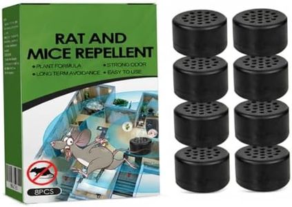 Mouse Rodent Repellent, 8Pcs Peppermint Oil Mouse Repellent, Moth Balls for Rodent Control, for Car, Home
