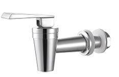 Stainless Works SSS030 Stainless Steel Beverage Dispenser Spigot (Fits 5/8 inch opening, Press and Hold or Lift Up to Dispense, Polished Finish, W/Tightening Tool)