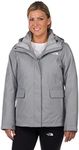 THE NORTH FACE Monarch Triclimate Womens Jacket Meld Grey Heather Sz L