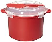 Good Cook 11 Cup Microwave Rice Cooker, Red