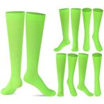 Neon Green Softball Socks