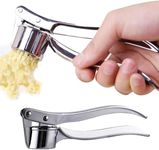 Q&Q BASICS Garlic Press Mincer and Peeler, Premium Ginger Press, Essential Kitchen Tools - Durable and Reliable Garlic Presses and Garlic Presser, Perfect Garlic Presses for Everyday Use