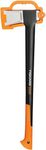 Fiskars Splitting Axe XL X25, 2.5 kg, incl. storage and carrying case, Length: 77 cm, Non-stick high Steel blade covering/fibreglass handle, Black/Orange, 1015643