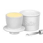 Butter Crock with Spreader, French 