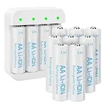 12 Pack Rechargeable 1.5V Lithium A