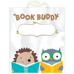 CTP Woodland Friends Book Buddy Bag, Clear 10.5” x 12.5” Storage Bags (Creative Teaching Press 8537)