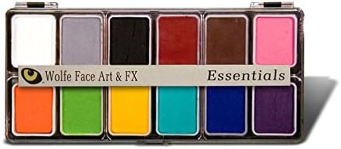 Wolfe Face Paint Kit Professional Face Painting Palettes - Essentials (12 hydrocolors)