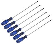 US PRO Professional 6 Piece Extra Long Torx Screwdriver Set with Magnetic Tips BER1520 B1591