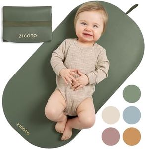 Stylish Vegan Leather Changing Pad for Your Baby - Soft and Easy to Wipe Clean Changing Mat for On-The-Go or at Home Use - Lightweight and Foldable Mat That Perfectly Fits Into Any Diaper Bag