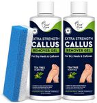 Tea Tree Callus Remover Gel for Dry Cracked Feet, Hard Calluses & Dead Skin
