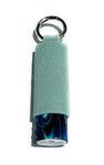 Lighter Keychain Holder for BIC Lighters Water Resistant Deisgn attaches to Keys or Bags. Waterproof Flint Design. Lighter Not Included (Light Gray)