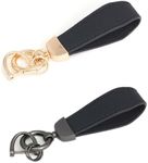 BoAn Car Keychain,Anti-Lost-Keyrings,2PCS Universal Car Key Chains for Women and Men,Key Fob Holder with 360 Degree Rotatable