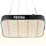 FECiDA 600W LED Grow Light Dimmable, 2022 Best LED Grow Lights for Indoor Plants Full Spectrum, Seed Start Seedlings Vegetable Pepper Hanging Grow Lights