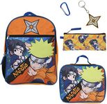 Naruto Classic Sasuke Vs Naruto 16 Youth 5-Piece Backpack Set