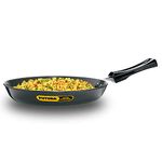 Hawkins Futura 25 cm Frying Pan, Hard Anodised Fry Pan, Induction Frying Pan, Black (IAF25)