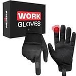 NoCry Heavy Duty Mens Work Gloves w
