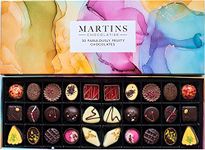 Martin’s Chocolatier Fabulously Fruity Collection | Luxury Handmade Chocolate Box | 30 Belgian Chocolates, 15 Assorted Flavours | Ideal Present for Birthdays & Anniversary (360g)