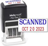 MaxMark Self-Inking Rubber Date Off