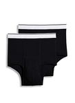 Jockey Men's Underwear Big Man Pouch Brief - 2 Pack, Black, 4XL