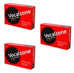 Vocalzone Throat Pastilles Original 3 Packs 24- for Sore Throats and Hoarseness When Overusing Your Voice. Produced and Sold in The United Kingdom Since 1912.