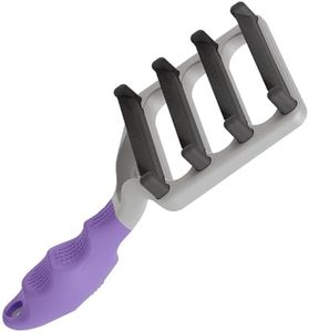 FUR4 deShedding Cat Brush for Long Hair Cats – Pet Hair Brush with 4 Carbon Fiber Edges – deShedding Tool Removes Loose Fur – Gentle & Effective Cat Grooming Brush for Shedding