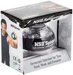 NSD Essential Spinner Gyro Hand Grip Strengthener Wrist Forearm Exerciser, Crystal