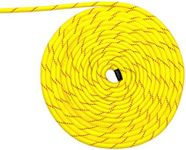 Pelican Rope NFPA Polypropylene Rope (3/8 inch) – Water Throw Line, Buoyant, High Visibility, Lightweight, Floating Line (200 feet - Yellow)