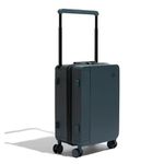 ICON The Transit Signature Checkin Polycarbonate Hardsided Luggage| Ultra Light Weight 8 Wheel | Wide Trolley Luggage Hardsided Suitcase (Navy Blue, Checkin - 24 Inch)