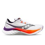 Saucony Men's Endorphin Speed 4 Sneaker, White Viziorange, 9 UK