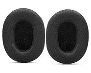 VEKEFF Replacement Ear Pads Cushions for Skullcandy Crusher Wireless, Crusher ANC/EVO, Hesh ANC/EVO, Hesh 3 Wireless, Also Fit for Skullcandy Venue Wireless ANC Headphone (Fabric Mesh)