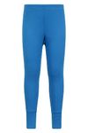 Mountain Warehouse Talus Kids Thermal Baselayer Trousers - Quick Dry - For Camping in Cobalt 2-3 Years