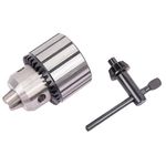 HFS(R) Drill Chuck with Key JT33 Taper Mount 3-Jaw for Lathes Drilling Machine 1/32"-1/2"(1-13mm)