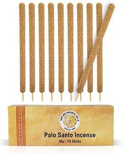 New Age Imports, Inc.® ~ Premium Palo Santo Holy Wood 3-4" Inches Size Hand Rolled Incense Sticks from Peru. Great for Meditation, Smudging Insenses, Spiritual Cleansing Inscent (10 sticks pack)