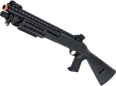 Evike Airsoft - CYMA Sport M3 3-Round Burst Multi-Airsoft Shotshell Loading Airsoft Shotgun (Model: Full Stock CQB w/Keymod/Black)