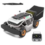 Mowrator S1 4WD 18Ah Remote Control Lawn Mower, All-Season Yard Care, 75% (37°) Slope Climbing, with Leaf Shredding Vacuum, 21" Width, 1.5–4.3" Cutting Height, Up to 1.12 Acres