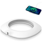 Crysendo Protection Case for iPhone, AirPods Pro, AirPods 3 Mag-Safe Charger | Soft Flexible TPU Protective Bumper Frame | MagSafe Wireless Magnetic Charger Case (White)