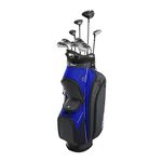 Wilson Golf Clubs, Player Fit Complete Set, Incl. Cart Bag Golf Bag, Graphite, For Men