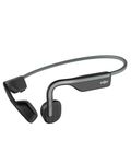 SHOKZ OpenMove Wireless Headphones, [England Athletics Recommended] Bluetooth Bone Conduction Sports Headset with Mic, 6 Hour Playtime & IP55 Waterproof for Running Workout Cycling (Grey)