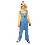 Rubie's 1002023M000 Minon Child Onesie Minion Kids Fancy Dress, Boys, Girls, Multicoloured, 9-10 Years