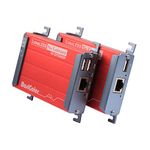 Basicolor HDMI USB Extender 2 USB2.0 Ports KVM Extender Over Cat6/Cat6e Up to 262Ft(80m), HD 1080P Video Transmit Lossless and Near Zero Latency, POC HDMI KVM Extender Plug&Play HDMI to RJ45