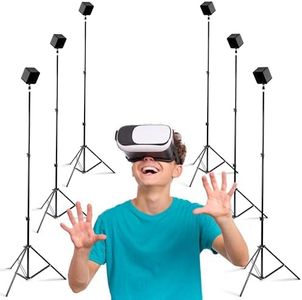 Skywin VR Tripod Stand, Base Station Mount, Compatible with Steam VR Base Station 2.0 for Sensor Stand, Base Station Stand, and Oculus Rift Constellation (6 Stands)