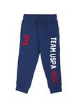 U.S. POLO ASSN. Kid's Regular Joggers (UKTRKON0004L_Navy_11 Years-12 Years)