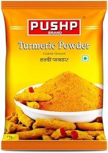 Pushp Turmeric Powder | Haldi Powder | Pure & Natural Turmeric | No Additives or Preservatives | 1kg