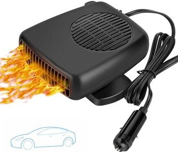 Showvigor Portable 12V Car Heater That Plug into Cigarette Lighter Windshield Defroster & Defogger 2 in 1 Fast Heating/Cooling Automobile Heater Demister Vehicle Heater Fan Suitable for All Car