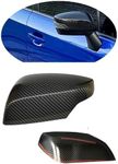 GOGOCARBON Mirror Cover Overlay Dry Real Carbon Fiber with Blinkers Signal Indicator Light for SUBARU WRX STI/WRX 2015-2021 Decorative Trim Lightweight with UV-Resistant Clear Coating(2PCS/PAIR)