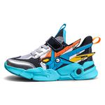 Boys Trainers Kids Running Shoes Child Sneaker Girls Athletic Casual Sports Walking Shoes Fashion Comfortable Lightweight Breathable 2blue