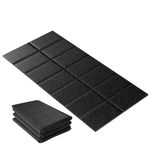 Stepwaver Walking Pad Mat for Carpet, Treadmill Mat for Hardwood Floors, High Density, 1/4 Thickness, Foldable, Floor Protection for Bike, Elliptical, Treadmill