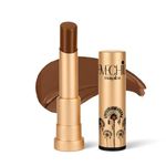 LoveChild Masaba Lush Creme Lipstick (Caramel Brown), Moisturizing Satin Finish with Ceramides & Shea Butter, Lightweight, Long-Lasting & Ultra-Smooth, For All Indian Skin Tones, Raincheck 3.5g